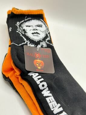 Halloween II There is No Place to Hide Crew Socks